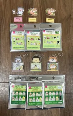 まめきちまめこ ダイソー メロ シンバ まめこ アクスタ アクキー 6点セット