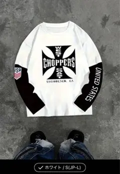 [新品] ウエストコーストチョッパーズ　フェイクレイヤードTシャツ