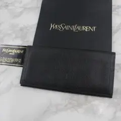 【極美品✨希少価値】YVES SAINT LAURENT 長財布 レザー