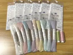 オリムパス刺し子布、刺し子糸