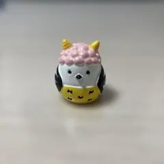 シマエナガ　鬼の置物　ピンク