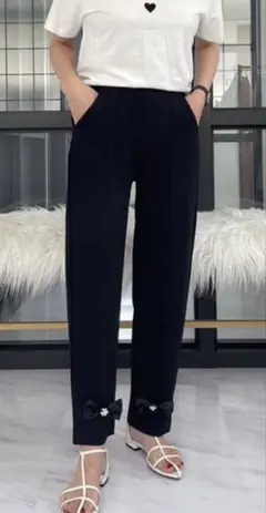 Myuパールリボンパンツ新品未使用タグ付き