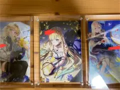 藍沢エマ 直筆サイン入り ポストカード3点