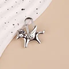 即日発送！新品⭐︎ペガサス カデナ チャーム シルバー