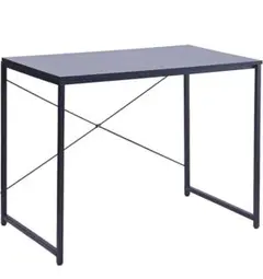 【新品未開封品】 シンプル 黒 ブラック パソコンデスク 幅120cm