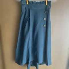 【MAJESTIC LEGON マジェスティックレゴン】アシメフレアスカート　M