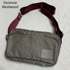 美品✨ヴィヴィアンウエストウッド　ショルダーバッグ　ORB エンボス　グレー