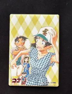 名探偵コナン 服部平次 遠山和葉 スクエア缶バッジ サンデー
