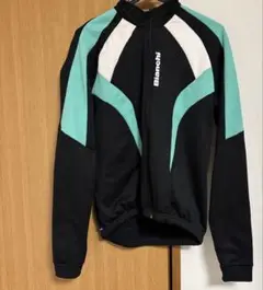 Bianchi サイクルジャージ 黒 水色