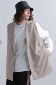 HARE 美品 オーバージレ ベージュ FREEサイズ