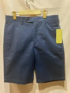 ORIHICA GARAGE テーラードハーフパンツ　ネイビー　ショーツ76cm