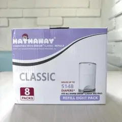 おむつポット 取替えロール Dekor Classic互換 香りつき 8個セット