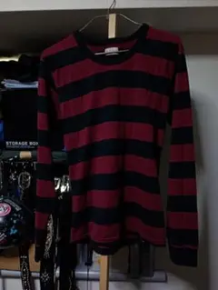 フラットヘッド　ボーダーロングTシャツ　38