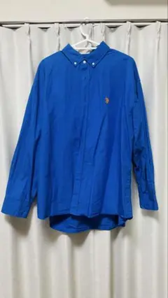 U.S. POLO ASSN. 長袖ボタンダウンブロードシャツ