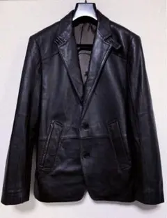 calvin klein 羊革 ラムレザー テーラードジャケット M