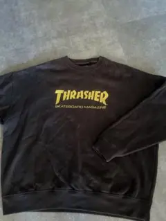 THRASHER スウェット トレーナー Sサイズ ダークブラウン