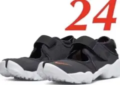 2022 新作 NIKE エアリフト ブラック/オレンジ 24cm ナイキ