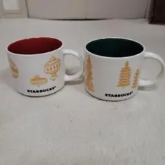 スターバックス Starbucks ペアマグカップ 2015年 クリスマス限定