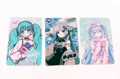 初音ミク ローソン ウエハースコレクトボックス 2025 3枚セット