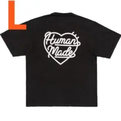新品 黒 L ヒューマンメイド POCKET T-SHIRT ハート ポケット