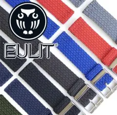グレー 22mm メッシュ腕時計ベルト Eulit ユーリット ストラップ
