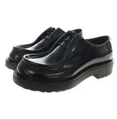 PRADA プラダ ダイアパソン オペークブラッシュドレザーシューズ ブラック