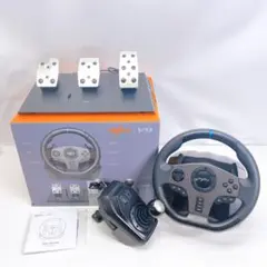 PXN V9 レーシングホイールハンコン ステアリングコントローラー Amazon.co.jp: PXN V9 PCゲームレーシングホイール、270°/900
