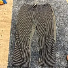 マウンテンマニア　クロップドパンツ　XL ボーダー