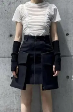 LE CIEL BLUE ショルダーカットアウトドローストTee
