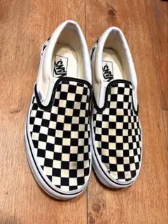 VANS チェッカーパターン スリッポン