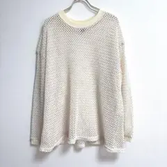 ✨良品✨ Dazy 【L】 メッシュカットソー レイヤード 重ね着 トレンド 白