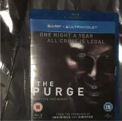 英語版ブルーレイ  THE PURGE  １視聴盤面無傷