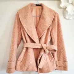ofuon オフオン コート サーモンピンク
