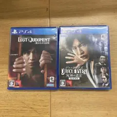 PS4 ソフトまとめ キムタクが如くセット ロストジャッジメント ジャッジアイズ