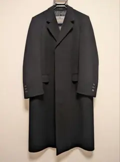 Aquascutum 黒 チェスターコート short34 80s