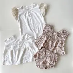 ベビー　女の子　まとめ　トップス　半袖　保育園　70 80