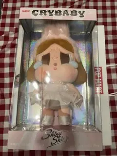 POPMARTクライベイビー SHINY シリーズ 人形 ピンク Crybaby