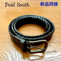 新品同様 Paul Smith ポールスミス メッシュベルト M 黒 3cm幅