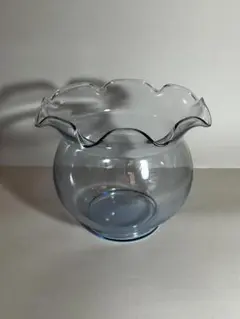 #143 昭和レトロ　ガラス金魚鉢