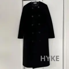 HYKE ハイク ノーカラー ピーコート Mサイズ