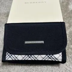 【未使用箱付】Burberry バーバリー　ポーチ　化粧ポーチ　鏡付き