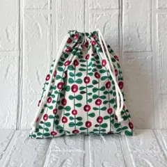 ⭐︎ハンドメイドC192⭐︎25×23 kippis生地　巾着袋　着替え袋　給食袋