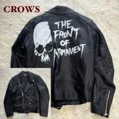 70◇CROWS×WORST ダブルレザーライダースジャケット TS0130-3 送料無料】クローズ＆WORST×レグルス 武田好誠モデル