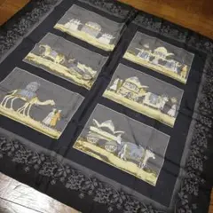 545B バーバリーロンドン BURBERRY スカーフ シルク100% 馬車柄