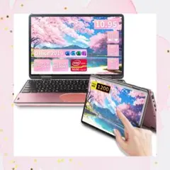 ノートパソコン ピンク10.95インチタッチパネル RGB/16GB DDR4