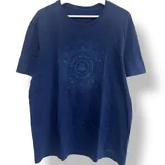 古着　Tシャツ　プリント　ダメージ　オーバーサイズ　L