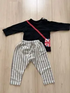 サルエルパンツとロンT 80サイズ