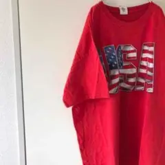USA古着 星条旗 USA オーバーサイズ Tシャツ