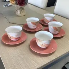 桂由美 陶器製 湯飲み 5個セット