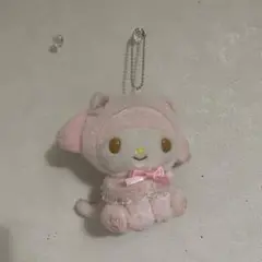 マイメロディ　おめかし猫マスコットホルダー